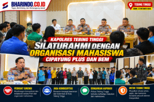 Silaturahmi Polres dan Mahasiswa Tebing Tinggi