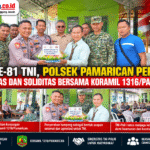 Sinergitas TNI-Polri dalam Perayaan HUT ke-81 TNI