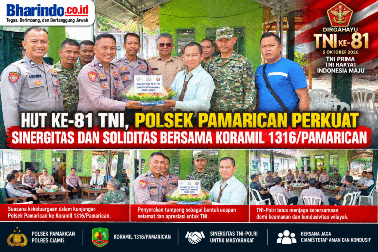 Sinergitas TNI-Polri dalam Perayaan HUT ke-81 TNI