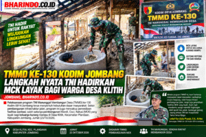 TMMD ke-130 Bangun MCK Desa Klitih
