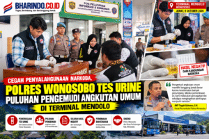 Tes Urine Pengemudi di Terminal Mendolo